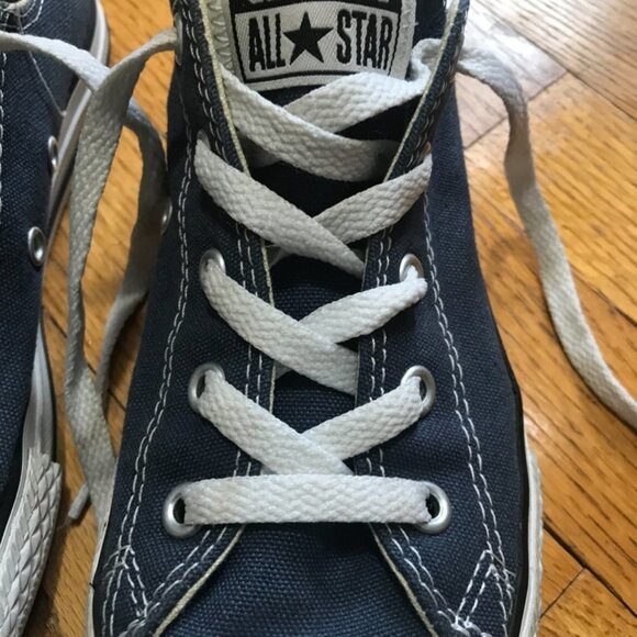 CONVERSE Sneakers- ALL STAR BLUE LOW TOP SNEAKER - UNISEX YOUTH size 3 - Picture 5 of 13